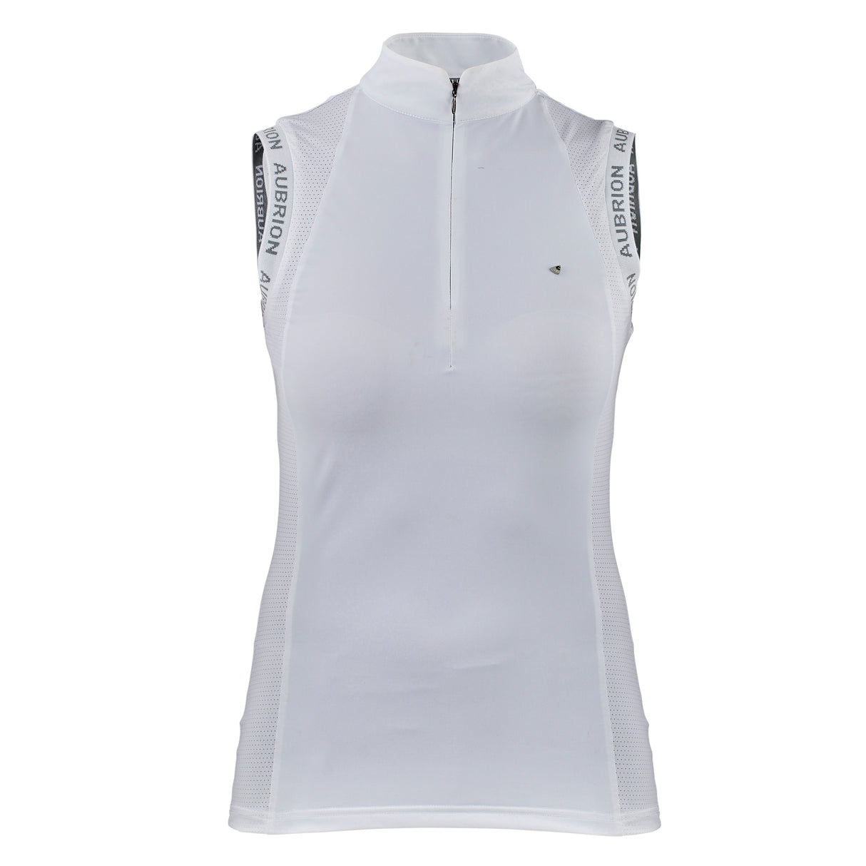 Shires Aubrion Newbel Young Rider Sleeveless Shirt #colour_white