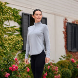 Weatherbeeta Ladies London Layer Long Sleeve Top #colour_bluestone-marle