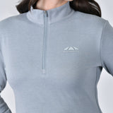 Weatherbeeta Ladies London Layer Long Sleeve Top #colour_bluestone-marle