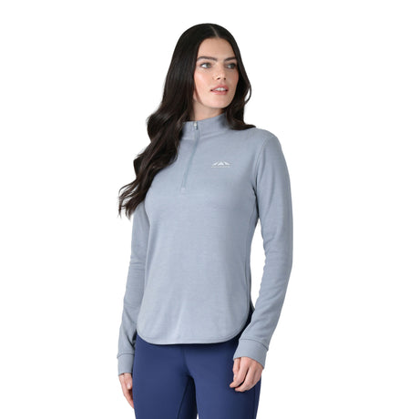 Weatherbeeta Ladies London Layer Long Sleeve Top #colour_bluestone-marle