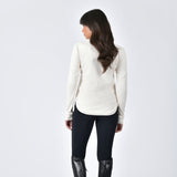 Weatherbeeta Ladies London Layer Long Sleeve Top #colour_light-cream-marle