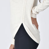 Weatherbeeta Ladies London Layer Long Sleeve Top #colour_light-cream-marle