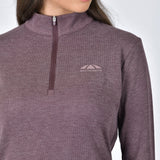 Weatherbeeta Ladies London Layer Long Sleeve Top #colour_mulberry-marle