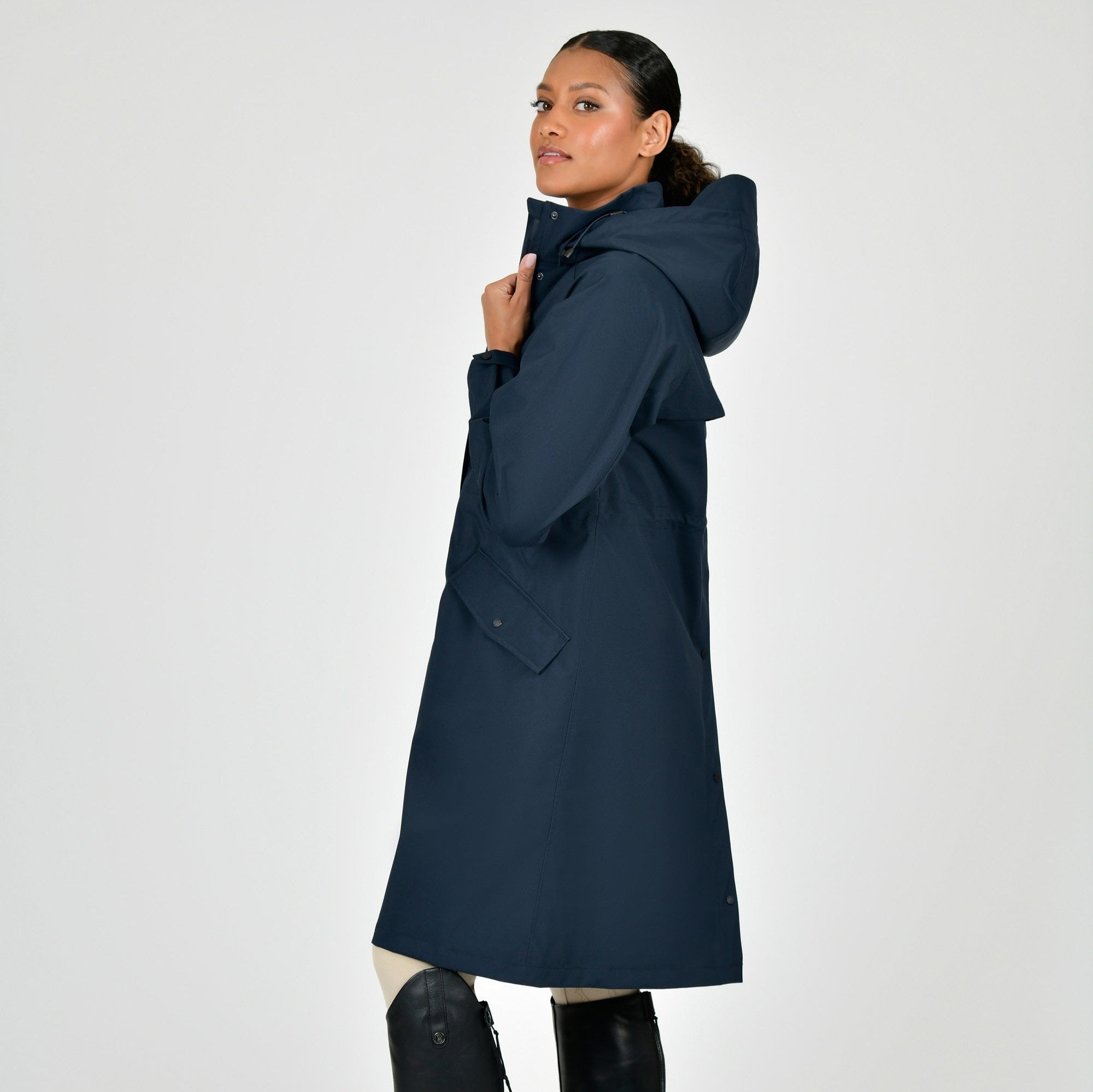 Dublin Ladies Rowan Waterproof Riding Coat GS Equestrian