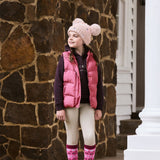 Dublin Kids Patrice Everyday Puffer Vest #colour_red-violet