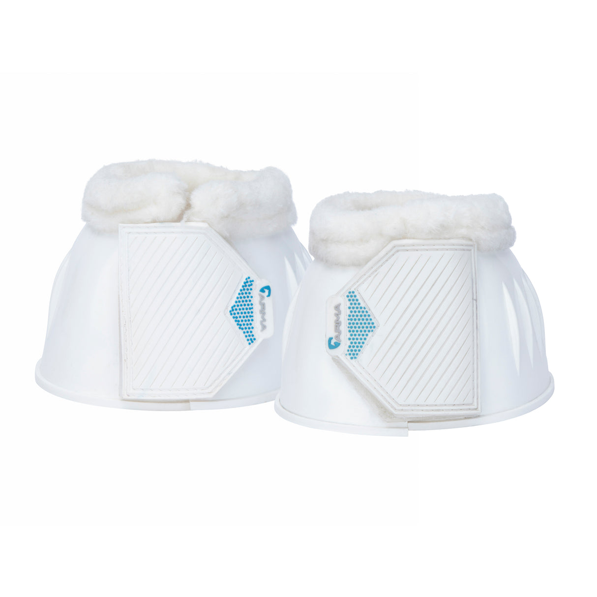 Shires ARMA Comfort Gloss Over Reach Boots #colour_white