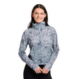 Weatherbeeta Ladies Lightweight Uv Jacket #colour_bluestone-in-bloom