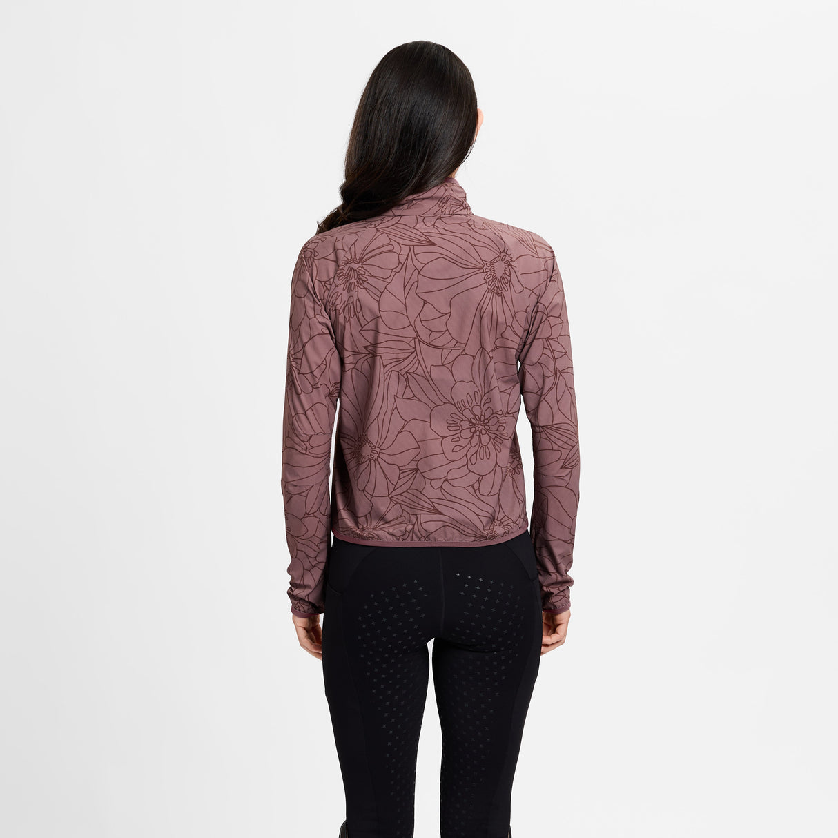 Weatherbeeta Ladies Lightweight Uv Jacket #colour_mauve-wine-in-bloom
