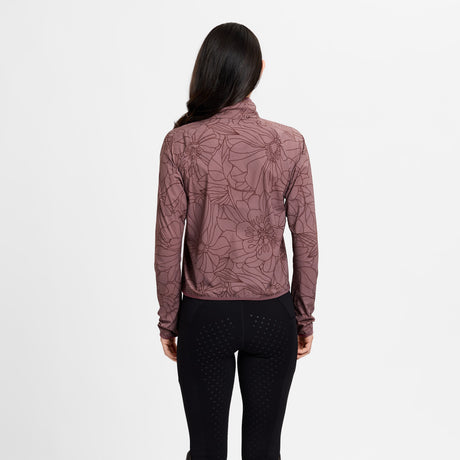 Weatherbeeta Ladies Lightweight Uv Jacket #colour_mauve-wine-in-bloom