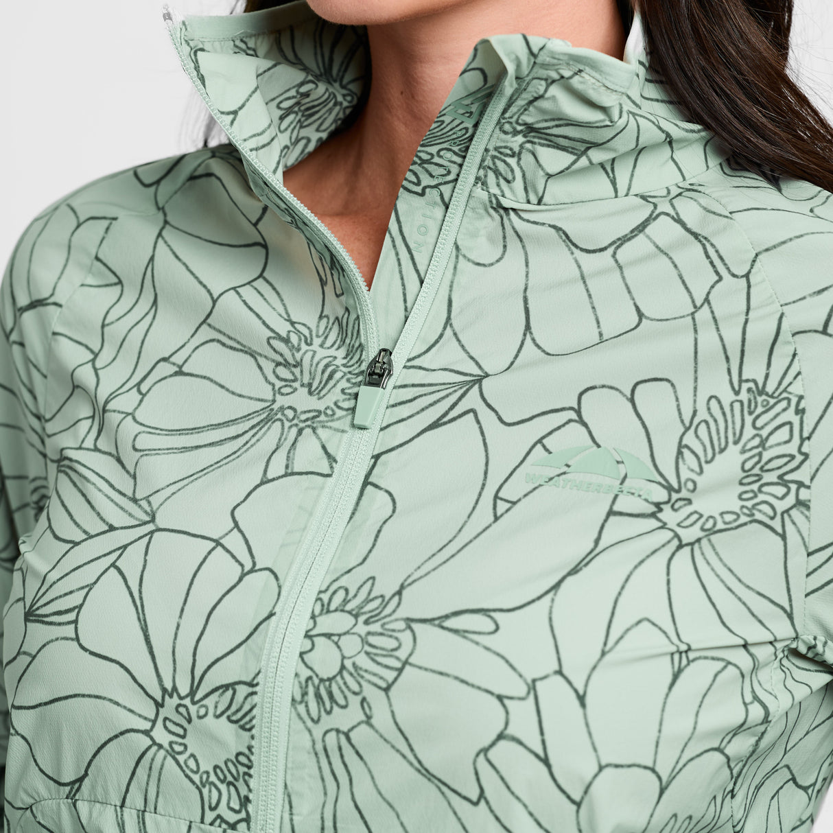 Weatherbeeta Ladies Lightweight Uv Jacket #colour_soft-sage-in-bloom