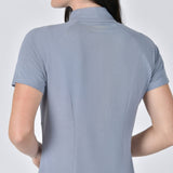 Weatherbeeta Ladies Bamboo Short Sleeve Performance Base Layer #colour_blue-stone