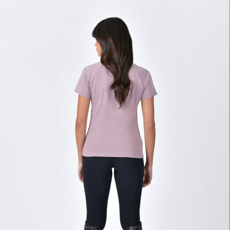 Weatherbeeta Ladies Bamboo Short Sleeve Performance Base Layer #colour_burnished-lilac
