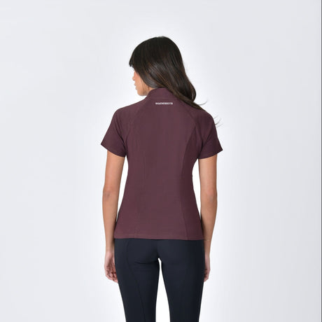 Weatherbeeta Ladies Bamboo Short Sleeve Performance Base Layer #colour_mulberry