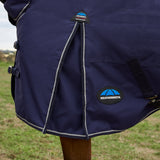Weatherbeeta Comfitec Prelim 0G Combo Turnout #colour_navy-embossed-plaid