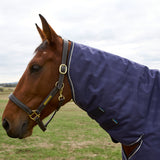 Weatherbeeta Comfitec Prelim 0G Combo Turnout #colour_navy-embossed-plaid