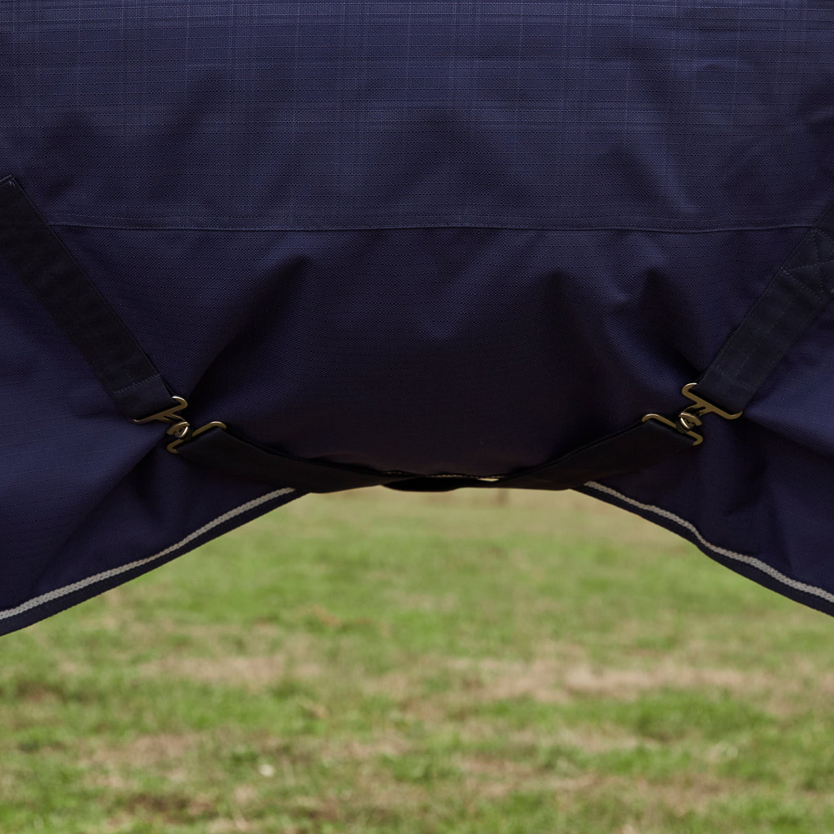 Weatherbeeta Comfitec Prelim 0G Combo Turnout #colour_navy-embossed-plaid