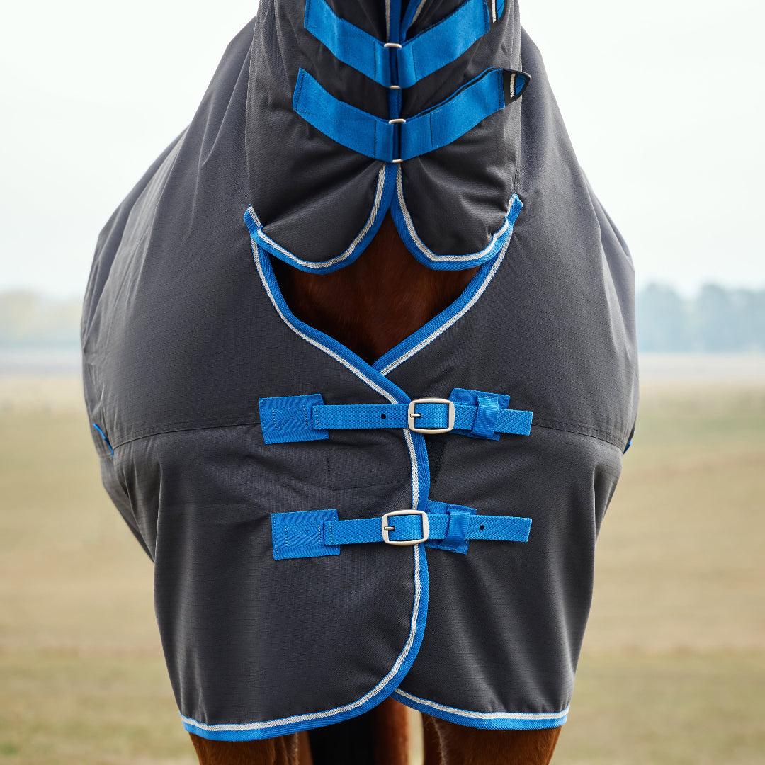 Weatherbeeta Comfitec Tyr Combo Neck Turnout #colour_black-cobalt