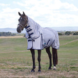 Weatherbeeta Comfitec Hexi Shield Combo Neck #colour_silver-navy-white