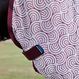 Weatherbeeta Comfitec Limited Edition Fly Sheet Combo #colour_white-burgundy-bit-print