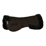 Weatherbeeta Prime Air-Tec Comfy Fleece Half Pad #colour_brown