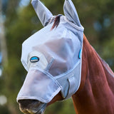 Weatherbeeta Comfitec Fine Mesh Mask with Ears & Nose #colour_grey