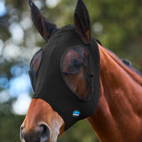 Weatherbeeta Comfitec Stretch Fly Mask With Ears #colour_black-black