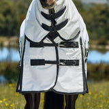 Weatherbeeta Sweet Itch Shield Combo Neck #colour_white-charcoal