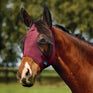 Weatherbeeta Comfitec Deluxe Stretch Fly Mask With Ears #colour_burgundy-black