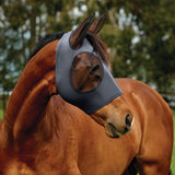 Weatherbeeta Comfitec Deluxe Stretch Fly Mask With Ears #colour_charcoal-black
