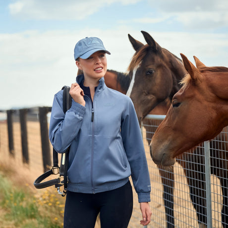 Weatherbeeta Ladies Waterproof Team Jacket #colour_slate-blue