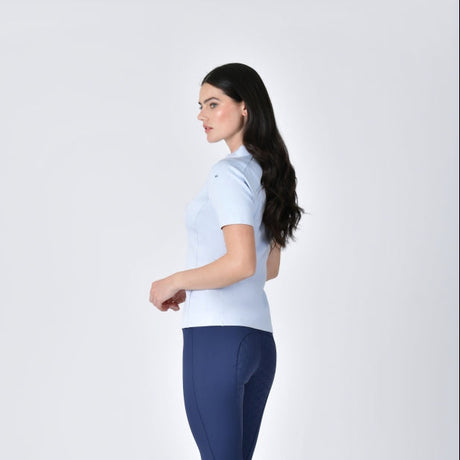 Weatherbeeta Ladies 37.5 Short Sleeve Performance Polo #colour_mist-blue