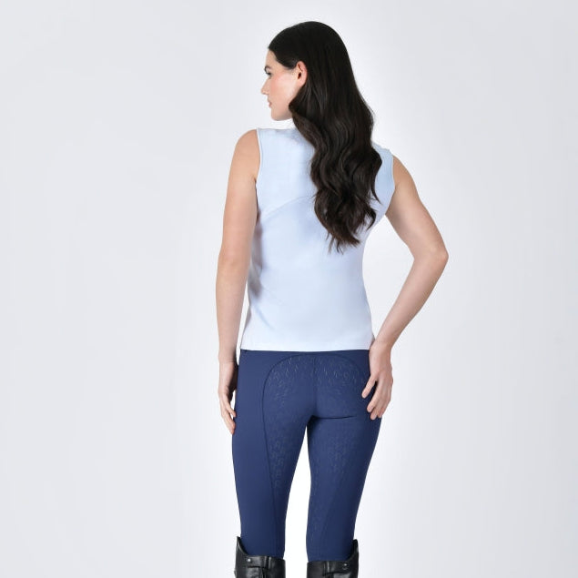 Weatherbeeta Ladies 37.5 Sleeveless Performance Polo #colour_mist-blue