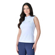 Weatherbeeta Ladies 37.5 Sleeveless Performance Polo #colour_mist-blue