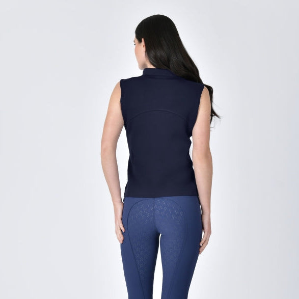 Weatherbeeta Ladies 37.5 Sleeveless Performance Polo #colour_navy