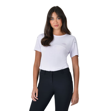 Weatherbeeta Ladies 37.5 Lightweight Performance Short Sleeve Top #colour_lavender-mist-marle
