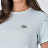 Weatherbeeta Ladies 37.5 Lightweight Performance Short Sleeve Top #colour_soft-sage-marle