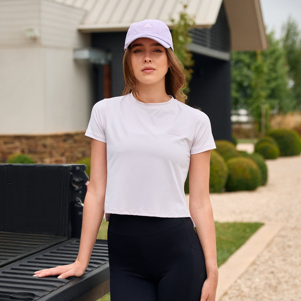 Weatherbeeta Ladies Relaxed Cropped Copper UV Short Sleeve Tee