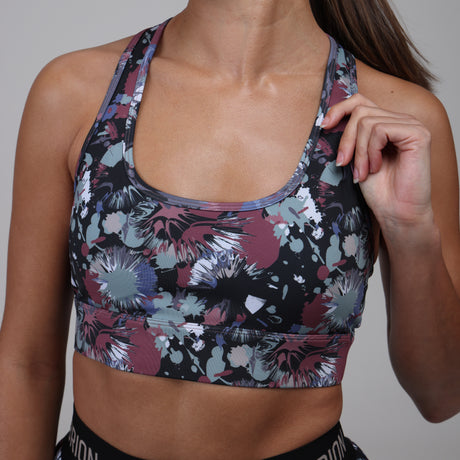 Shires Aubrion Ladies React Power Sports Bra #colour_abstract