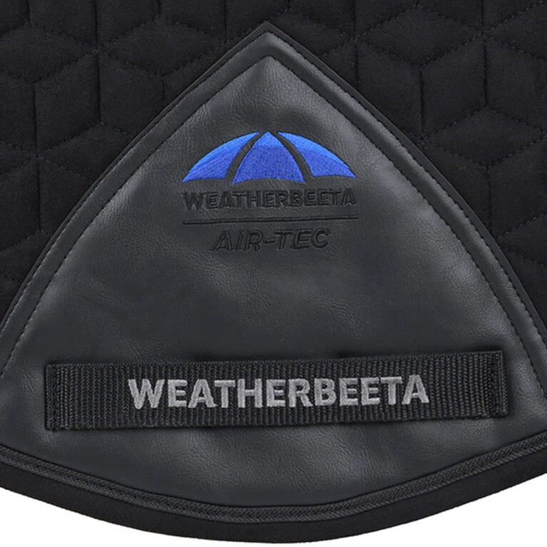 Weatherbeeta Suede Elite Air-Tec All Purpose Saddle Pad #colour_black