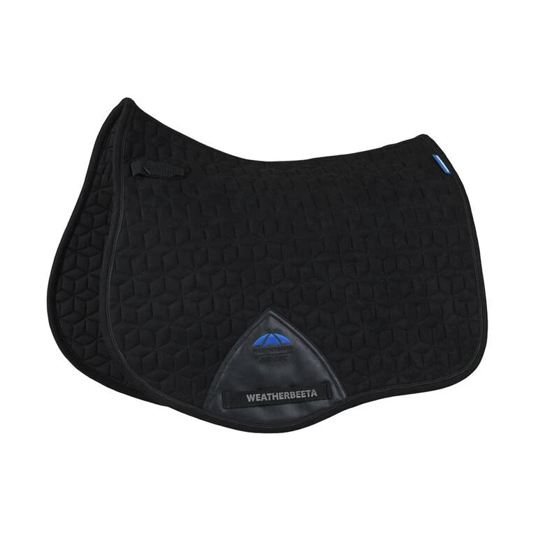 Weatherbeeta Suede Elite Air-Tec All Purpose Saddle Pad #colour_black