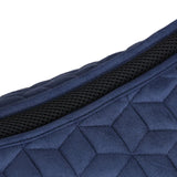 Weatherbeeta Suede Elite Air-Tec All Purpose Saddle Pad #colour_navy