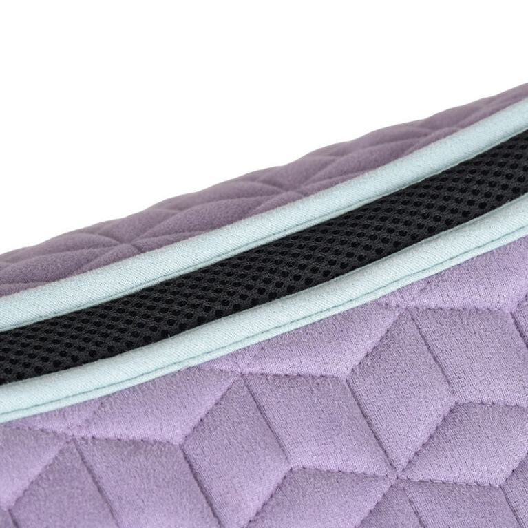 Weatherbeeta Suede Elite Air-Tec All Purpose Saddle Pad #colour_soft-lilac