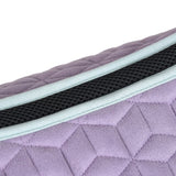 Weatherbeeta Suede Elite Air-Tec All Purpose Saddle Pad #colour_soft-lilac