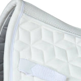 Weatherbeeta Suede Elite Air-Tec All Purpose Saddle Pad #colour_white
