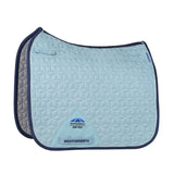 Weatherbeeta Suede Elite Air-Tec Dressage Saddle Pad #colour_aqua