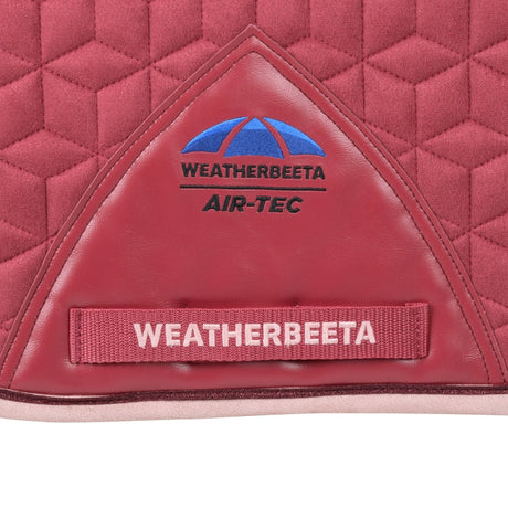 Weatherbeeta Suede Elite Air-Tec Dressage Saddle Pad #colour_winte-plum