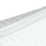 Weatherbeeta Suede Elite Air-Tec Jump Shaped Saddle Pad #colour_white