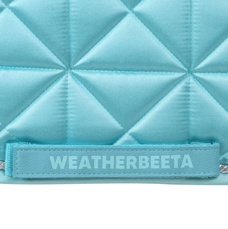 Weatherbeeta Satin Luxe Air-Tec Dressage Saddle Pad #colour_aqua