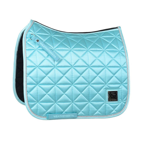 Weatherbeeta Satin Luxe Air-Tec Dressage Saddle Pad #colour_aqua