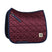 Weatherbeeta Satin Luxe Air-Tec Dressage Saddle Pad #colour_burgundy